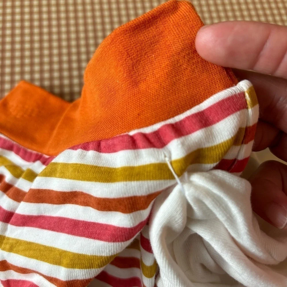 RAE DUNN PUMPKIN SPICE BABY 3 piece set bodysuit/pants & hat.Baby boy girl 0-3mo